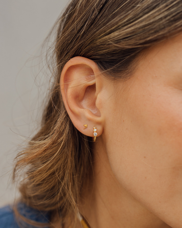 Argollas Amelia Bañadas en Oro