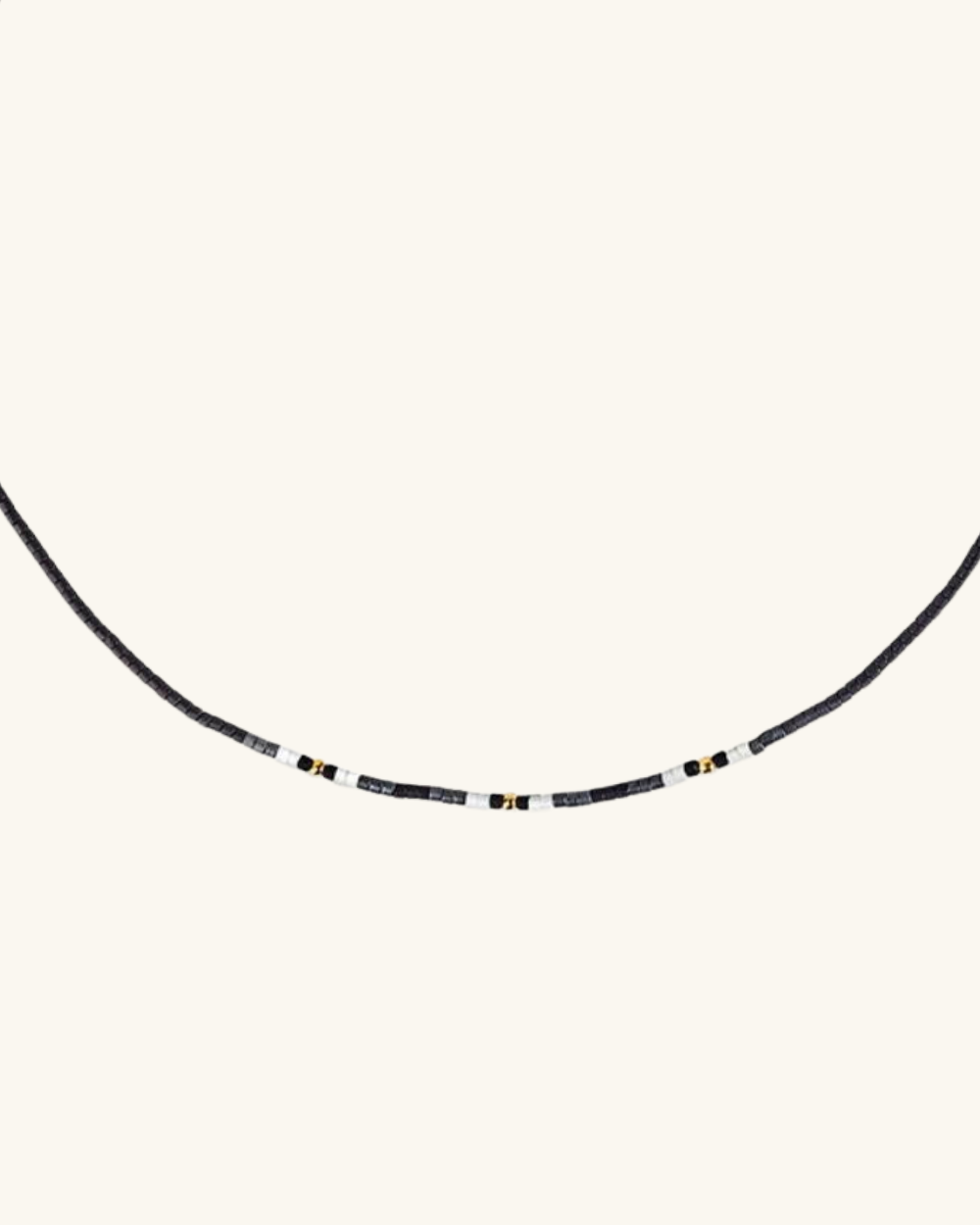 Choker Yanay con Mostacillas de Plata Bañadas en Oro - Zazü