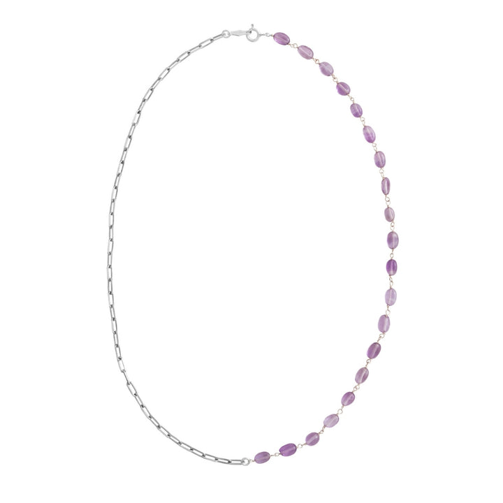 Collar Iki de Plata y Amatista - Zazü