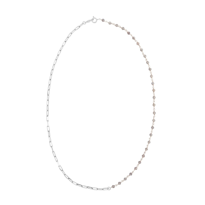 Collar Iki de Plata y Labradorita - Zazü