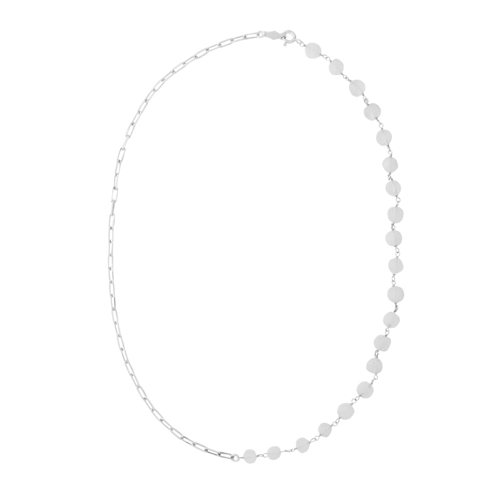 Collar Iki de Plata y Piedra Luna - Zazü