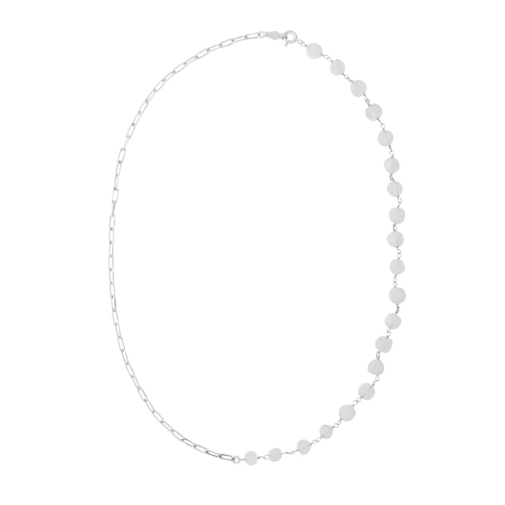 Collar Iki de Plata y Piedra Luna - Zazü