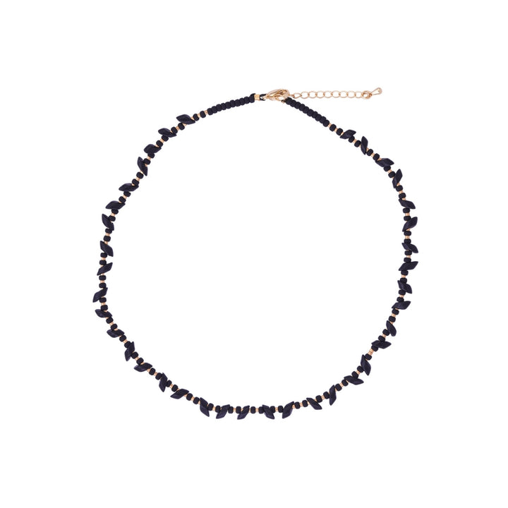 Collar Irregular Negro y Dorado - Zazü
