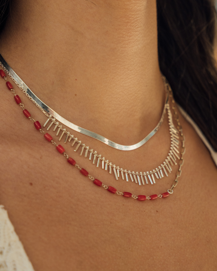 Collar Puntas de Plata - Zazü