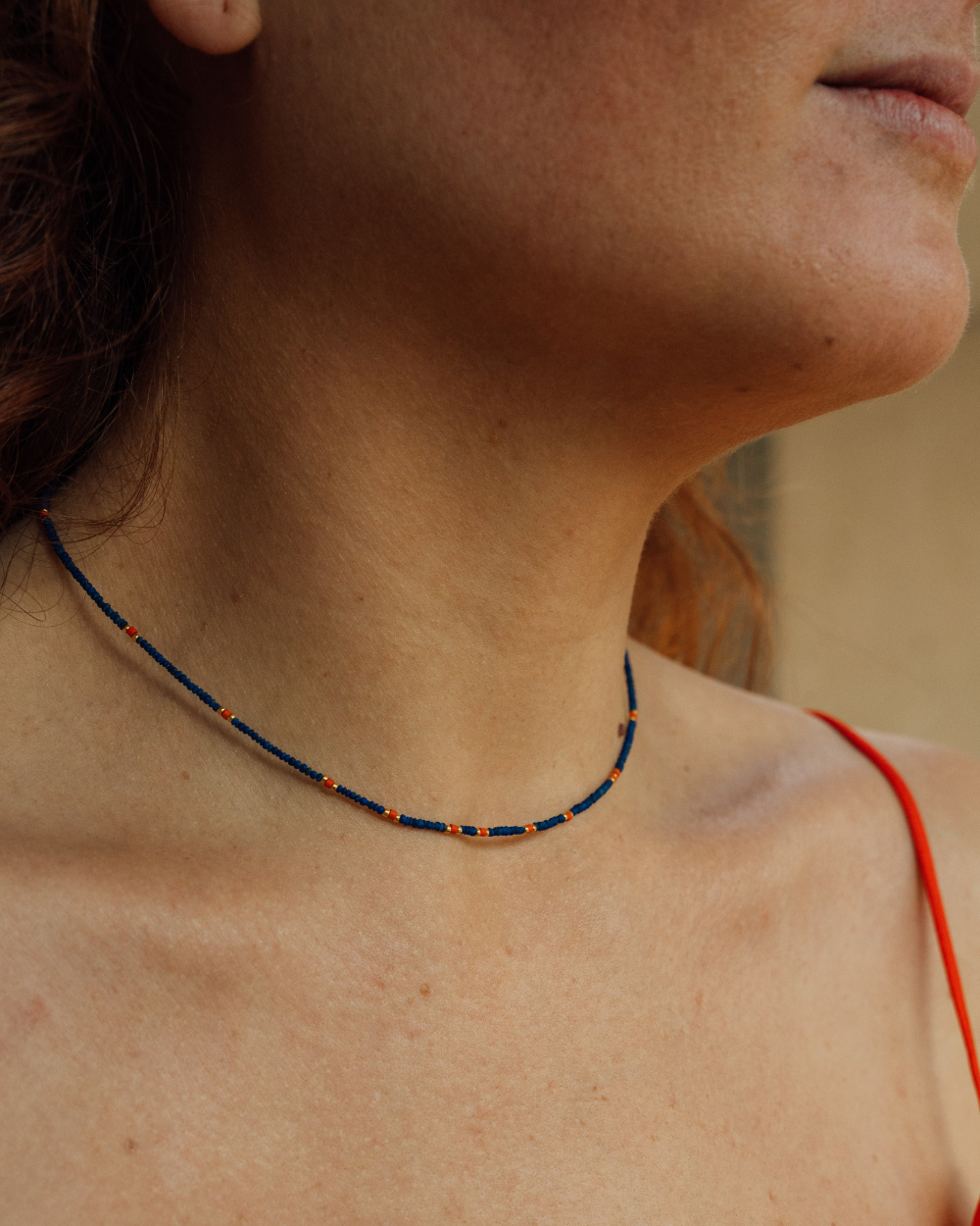 Collar Mini Lapis y Coral - Zazü