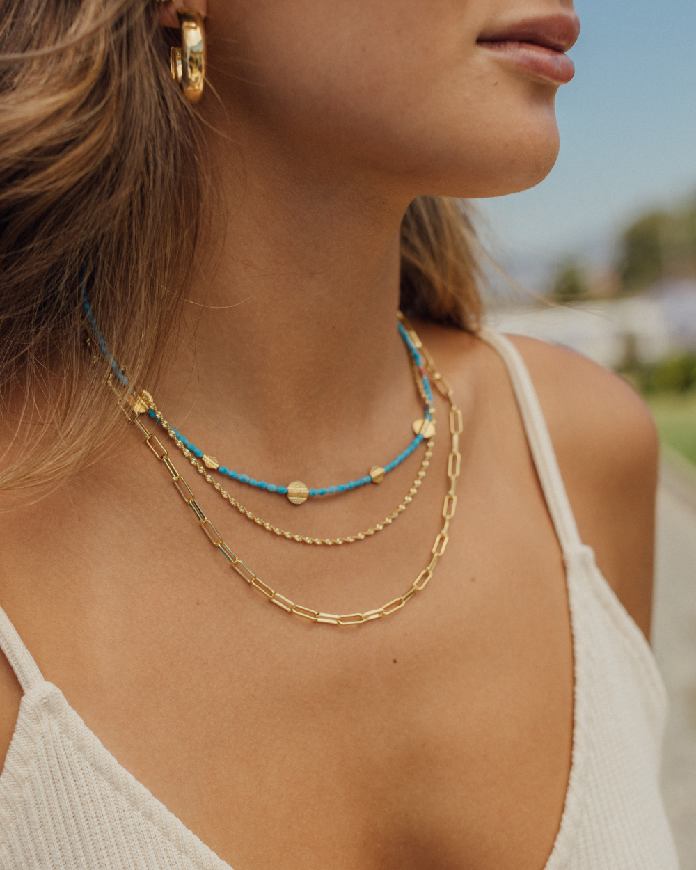 Collar de Turquesa y Coral