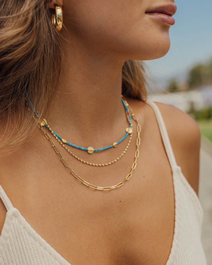 Collar de Turquesa y Coral