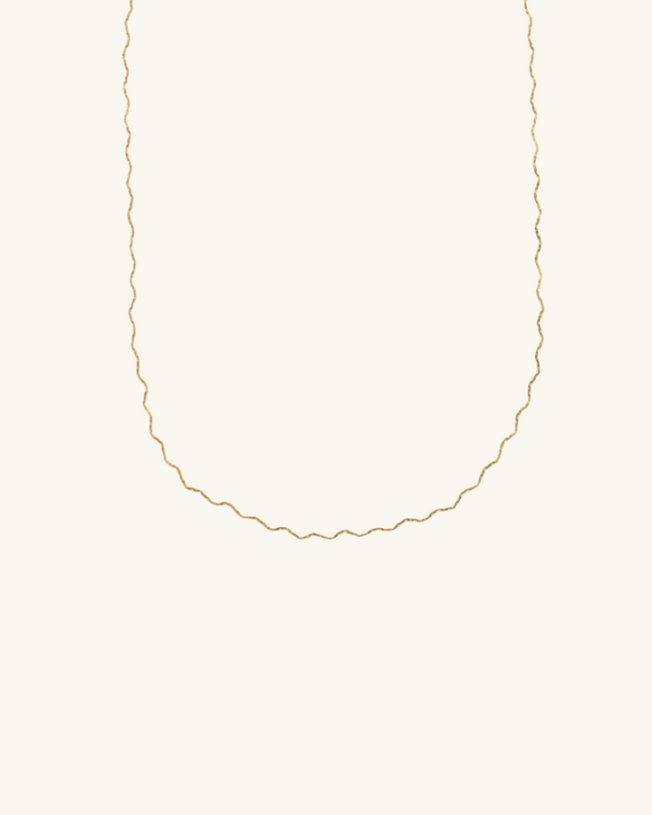 Collar Zig Zag Bañado en Oro - Zazü