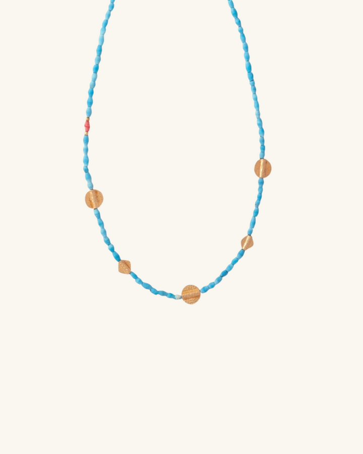 Collar de Turquesa y Coral - Zazü