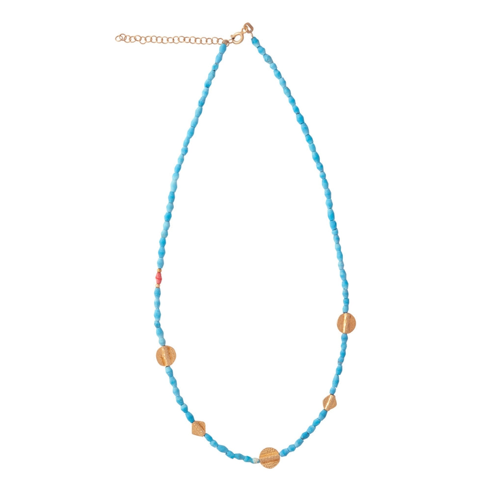 Collar de Turquesa y Coral - Zazü