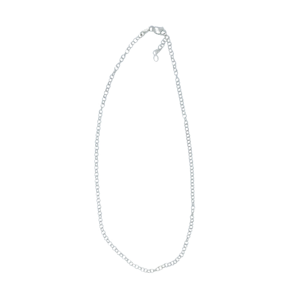 SAMPLE SALE Cadena Eslabones Redondos de Plata