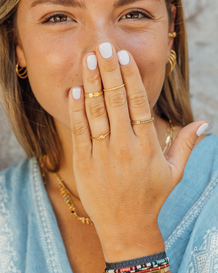 Anillo Vita Bañado en Oro - Zazü