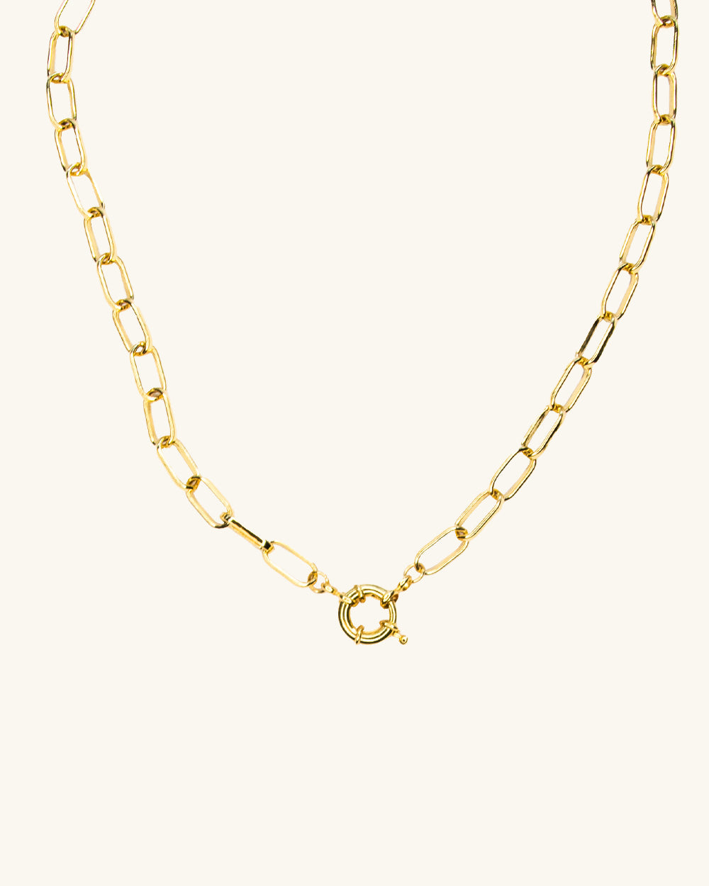Collar Broche Bañado en Oro