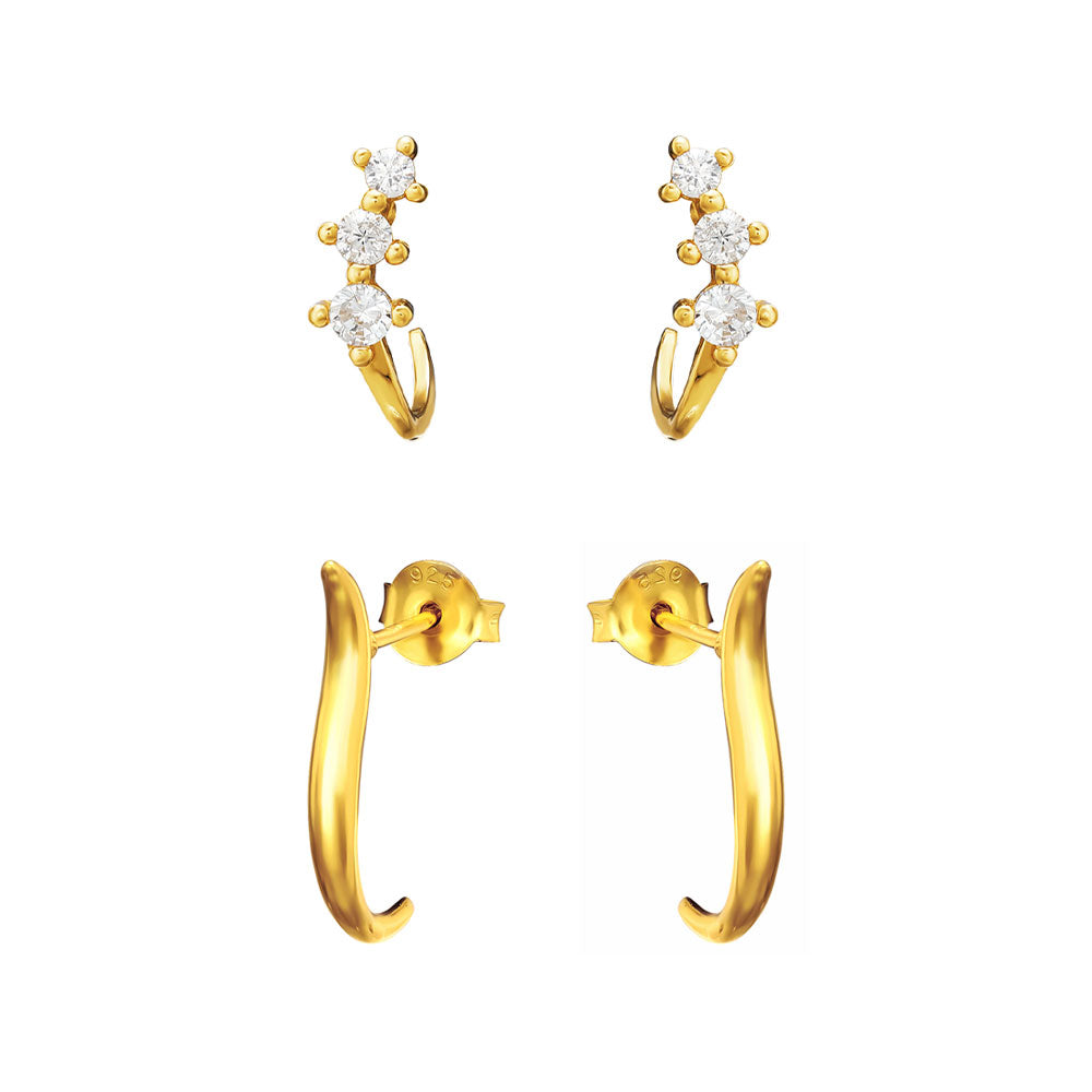 Pack Aros Bar Bañados en Oro