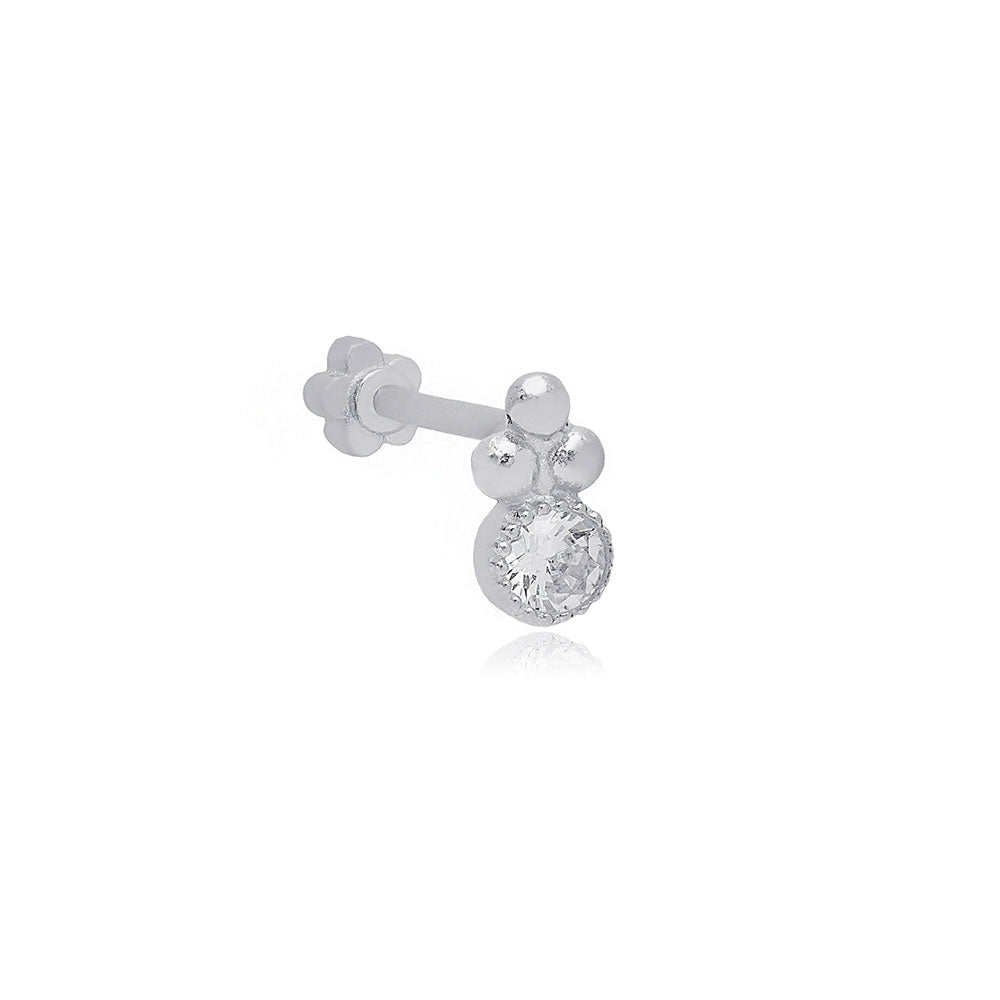 Piercing Circón Trendy de Plata