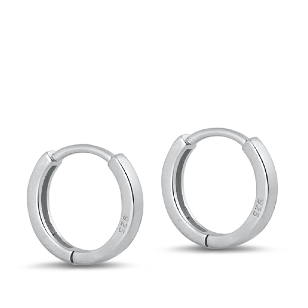SAMPLE SALE Argollas de 10mm de Plata