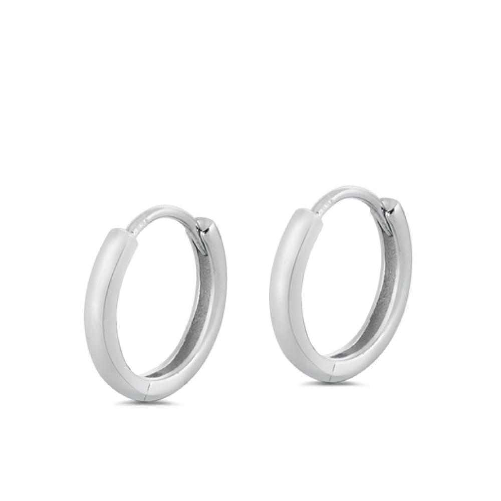 SAMPLE SALE Argollas de 8mm de Plata