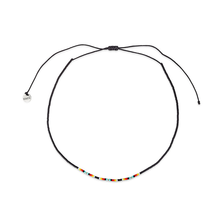 Choker Chenoa con Mostacillas de Plata - Zazü