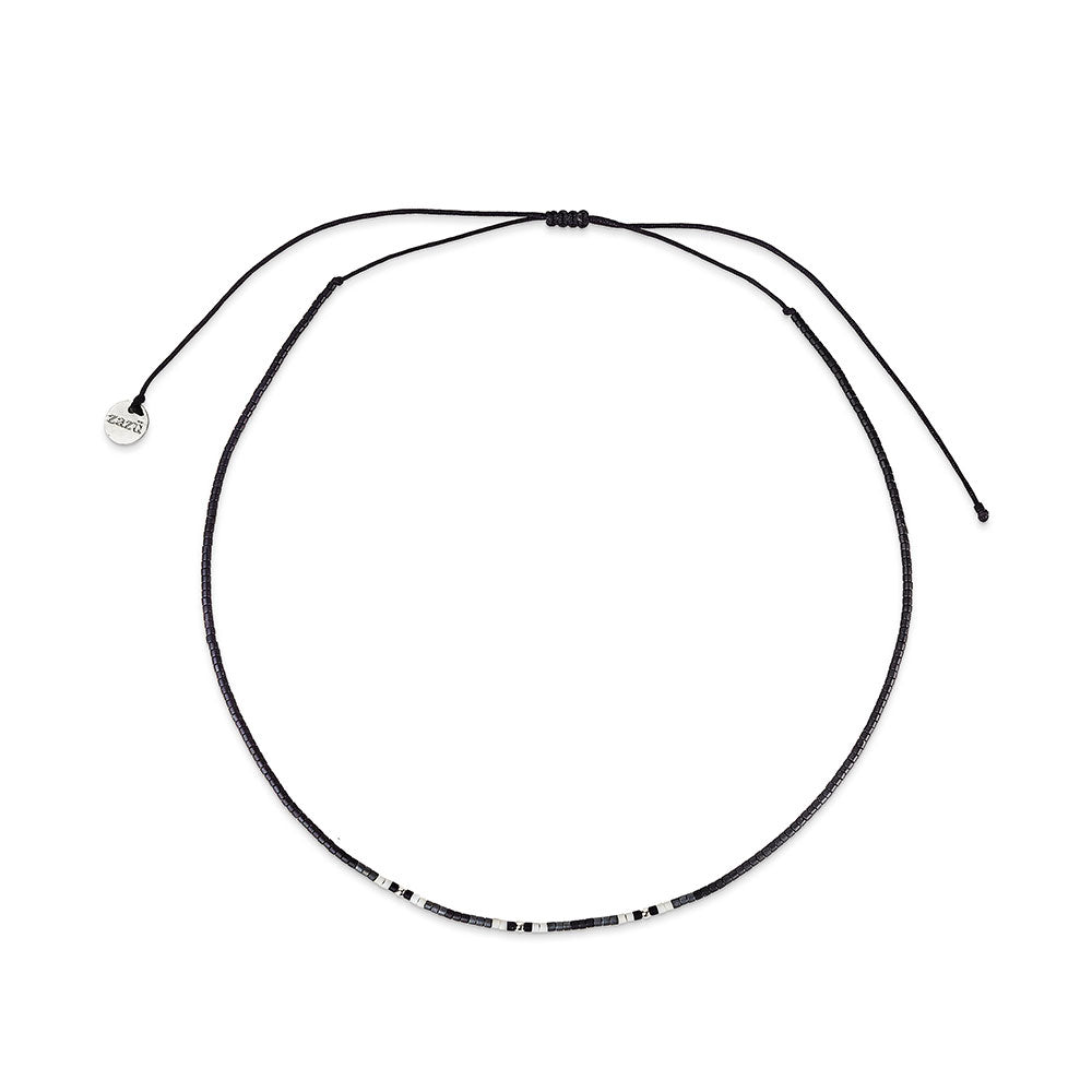 Choker Yanay con Mostacillas de Plata - Zazü