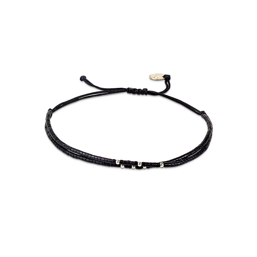 Pulsera Doble Negra