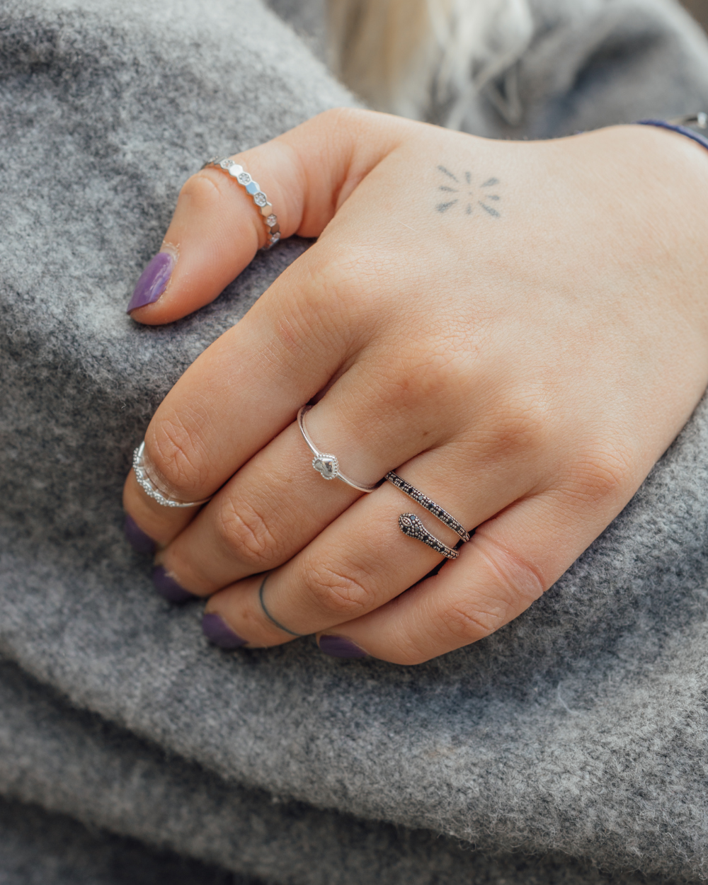 Anillo Corazón de Plata