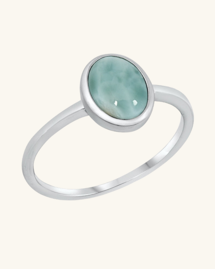 Anillo Larimar Ovalado - Zazü