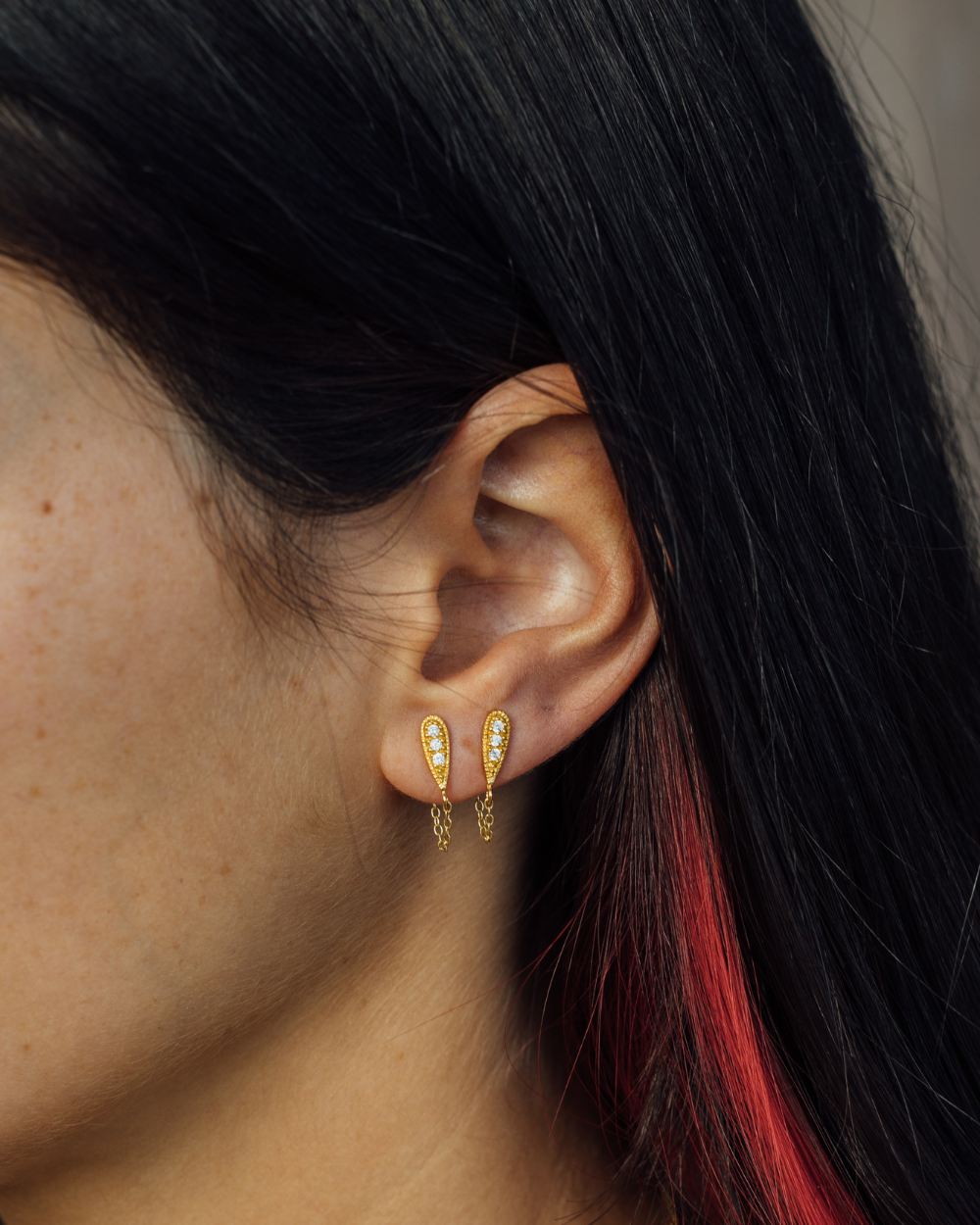 Aros Vintage de Oro - Zazü