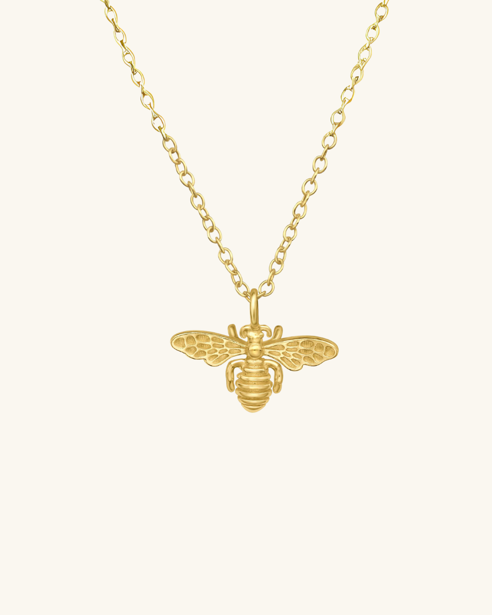 Collar Abeja Bañado en Oro - Zazü