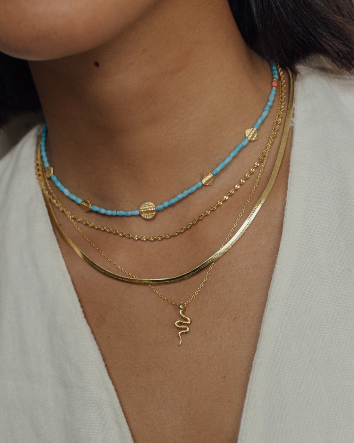 Collar Twist Bañado en Oro - Zazü