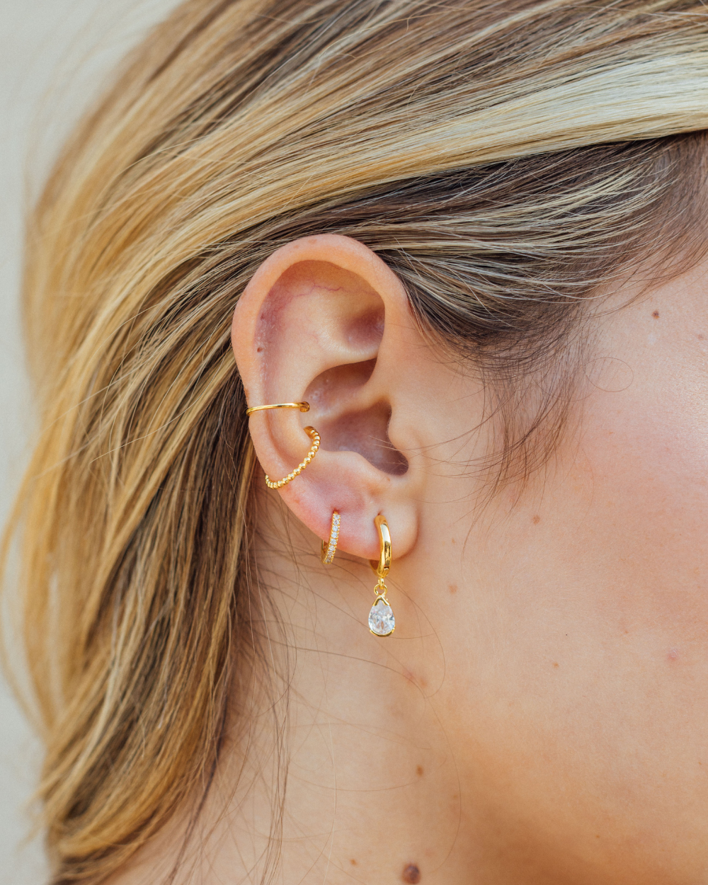 Ear Cuff Eren Bañado en Oro