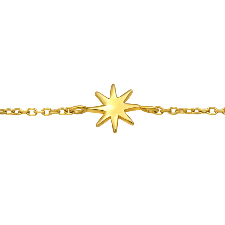 Pulsera Estrella Bañada en Oro