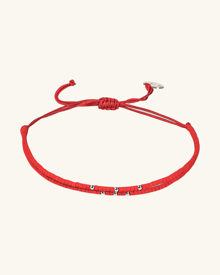 Pulsera Doble Roja