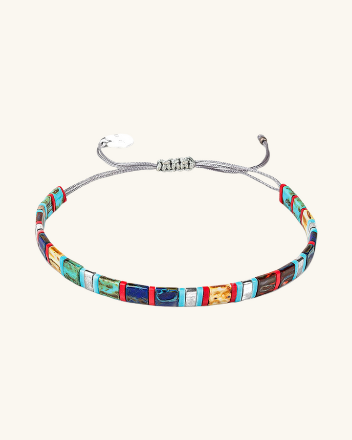 Pulsera Fita Picasso y Plateado