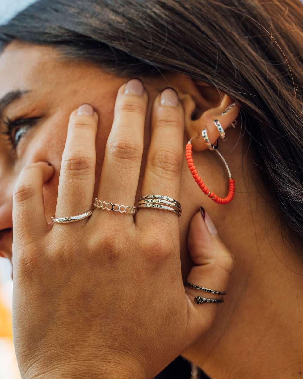 Anillo Sol y Alas de Plata (Coleccionable)