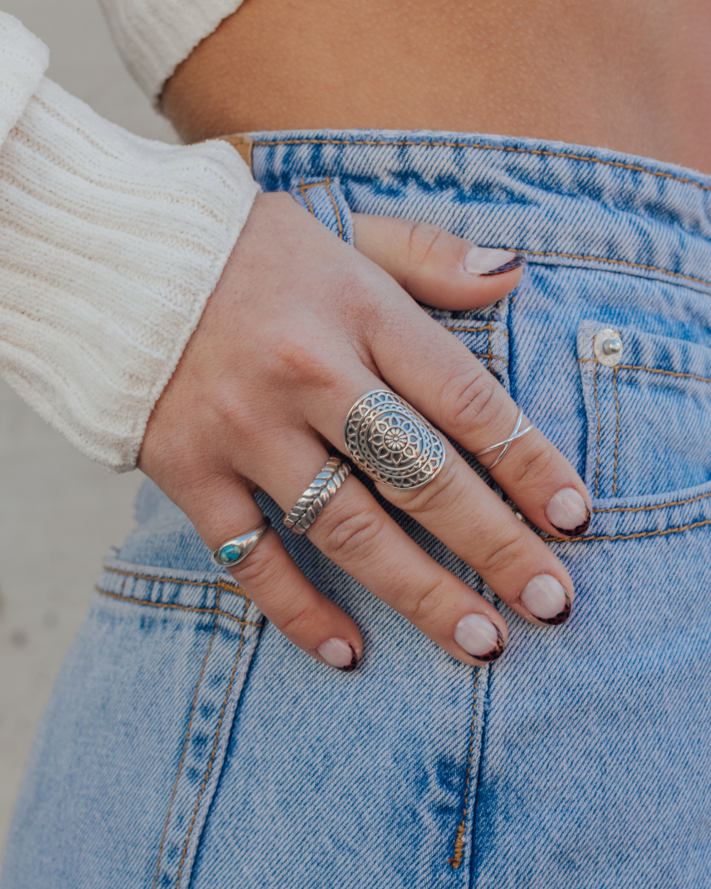 Anillo Mandala Grande - Zazü