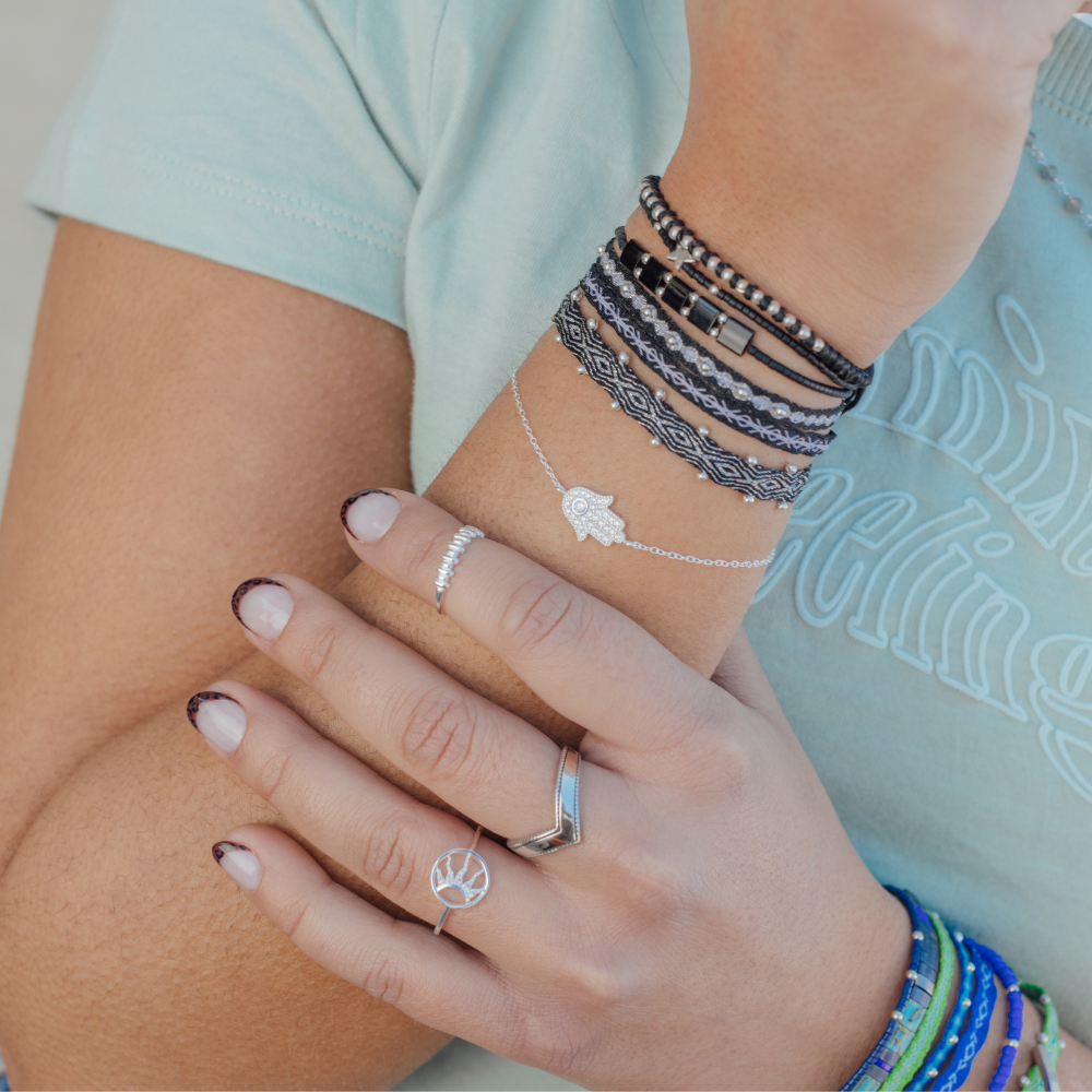 Pulsera Manito Hamsa de Plata