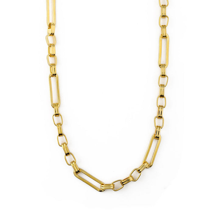 Collar Linear Bañado en Oro
