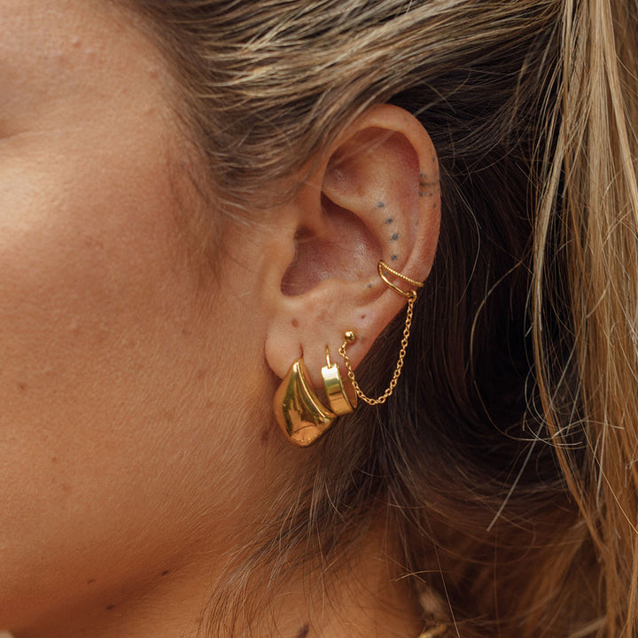 Aros Molten Bañados en Oro